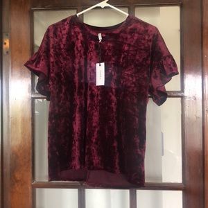NWT Velvet Z Supply Top